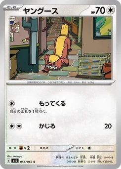 Pokémon-Karte Yungoos 055/063