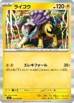 Pokémon-Karte Raikou 030/063