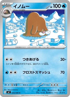 Pokémon-Karte Piloswine 024/080
