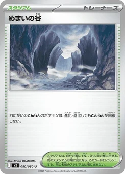Pokémon-Karte Dizzying Valley 080/080