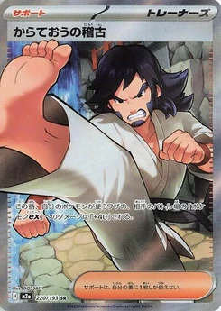 Pokémon-Karte Black Belt's Training 220/193