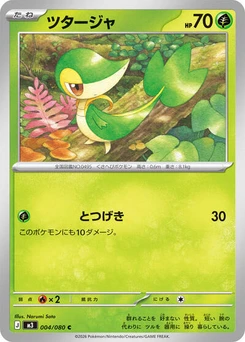 Pokémon-Karte Snivy 004/080