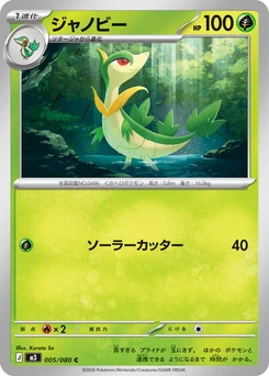 Pokémon-Karte Servine 005/080