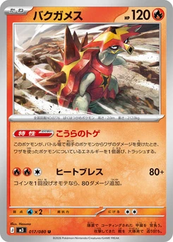 Pokémon-Karte Turtonator 017/080