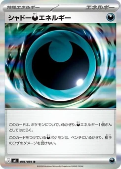 Pokémon-Karte Shadowy Darkess Energy 081/081