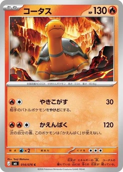 Pokémon-Karte Torkoal 014/076