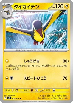 Pokémon-Karte Kilowattrel 028/076