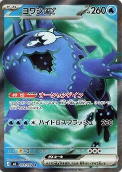 Pokémon-Karte Wishiwashi ex 091/076