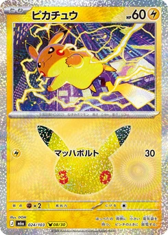 Pokémon-Karte Pikachu 024/000