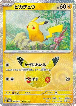 Pokémon-Karte Pikachu 040/000