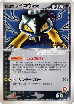 Pokémon-Karte Rocket's Raikou ex 026/000