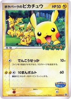 Pokémon-Karte PokePark's Pikachu 043/000