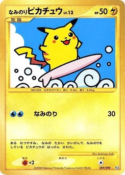 Pokémon-Karte Surfing Pikachu 089/000