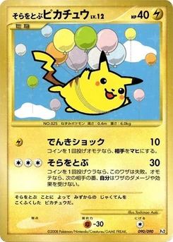 Pokémon-Karte Flying Pikachu 090/000