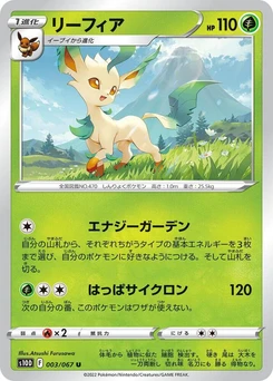 Pokémon-Karte Leafeon 003/000