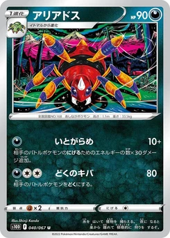 Pokémon-Karte Ariados 040/000