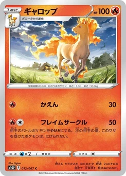Pokémon-Karte Rapidash 012/000