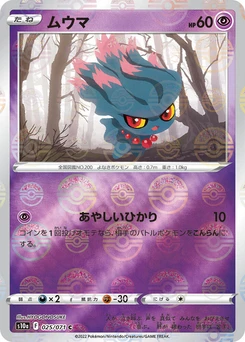 Pokémon-Karte Misdreavus (Mirror Holofoil) 025/000