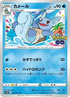Pokémon-Karte Wartortle 016/000