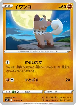 Pokémon-Karte Rockruff 053/098