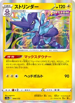 Pokémon-Karte Toxtricity 044/172