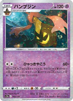 Pokémon-Karte Gourgeist 062/172