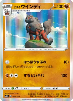 Pokémon-Karte Hisuian Arcanine 070/172
