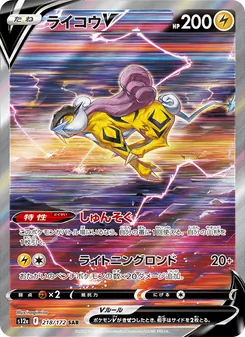 Pokémon-Karte Raikou V 218/172