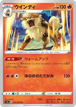 Pokémon-Karte Arcanine 015/000