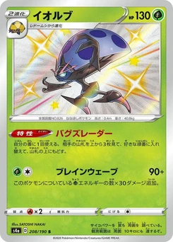 Pokémon-Karte Orbeetle 208/000