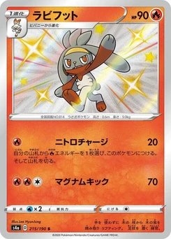 Pokémon-Karte Raboot 215/000