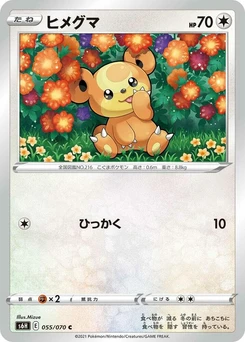 Pokémon-Karte Teddiursa 055/000
