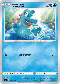 Pokémon-Karte Totodile 020/000