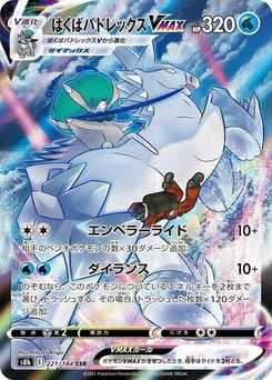 Pokémon-Karte Ice Rider Calyrex VMAX 221/000