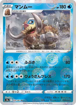 Pokémon-Karte Mamoswine 020/067