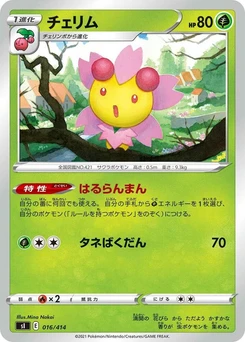 Pokémon-Karte Cherrim 016/000