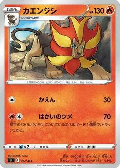 Pokémon-Karte Pyroar 067/000