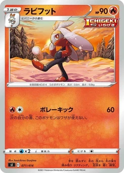 Pokémon-Karte Raboot 071/000
