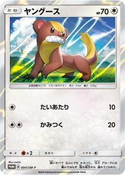Pokémon-Karte Yungoos 004/000