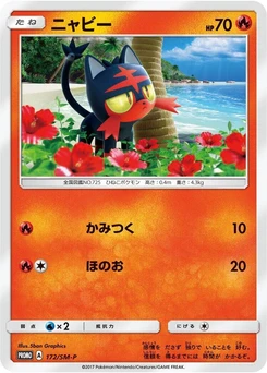 Pokémon-Karte Litten 172/000