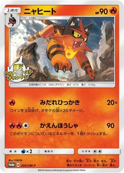 Pokémon-Karte Torracat 205/000