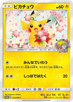 Pokémon-Karte Pikachu 224/000