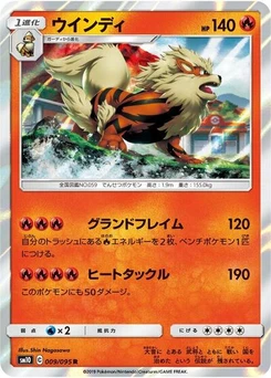Pokémon-Karte Arcanine 009/095