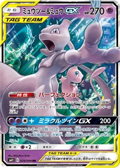 Pokémon-Karte Mewtwo & Mew GX 029/000