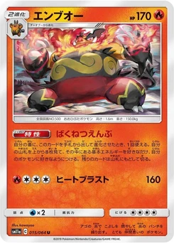 Pokémon-Karte Emboar 015/000