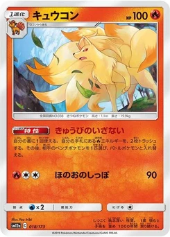 Pokémon-Karte Ninetales 018/173