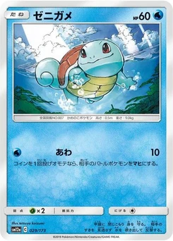 Pokémon-Karte Squirtle 029/173