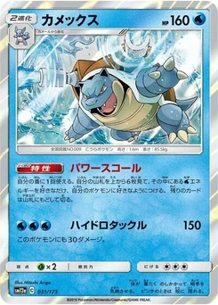 Pokémon-Karte Blastoise 031/173