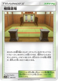 Pokémon-Karte Martial Arts Dojo 161/173