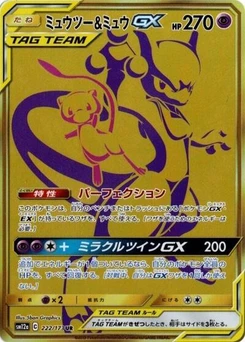 Pokémon-Karte Mewtwo & Mew GX 222/173